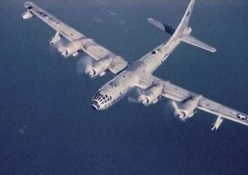 429th AREFS KB-50 over the Atlantic